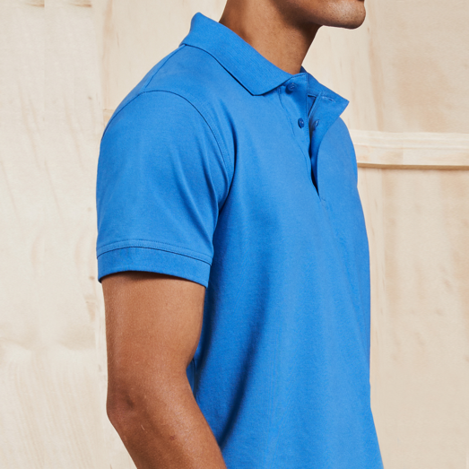 ID Stretch herre poloshirt azur