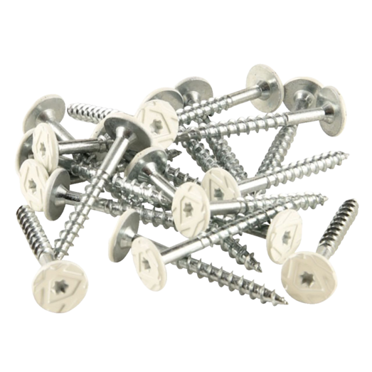 Fibrotech træbetonskrue TX20 5x45 mm hvid