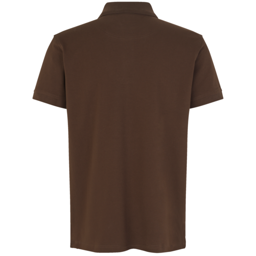 ID Stretch herre poloshirt mocca