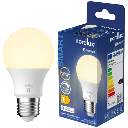 Nordlux smart pære E27 A60 SMD 6,5W hvid high heat