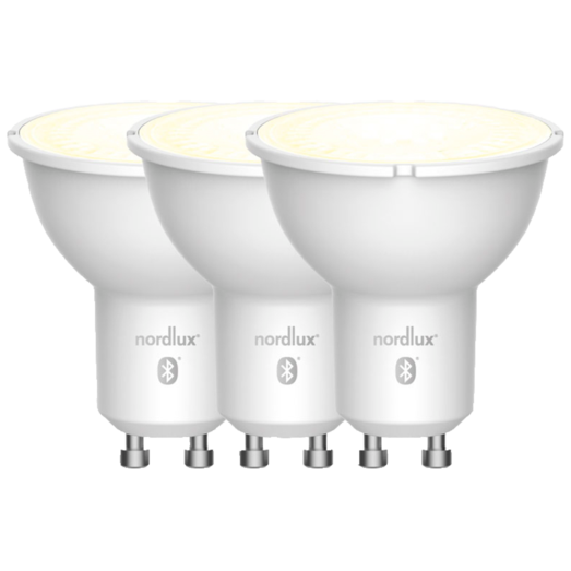 Nordlux smart pære LED GU10 hvid 3 pk