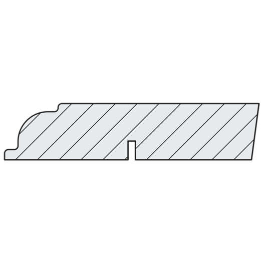 FT Almuefodliste fyr L156 hvid ncs 15x68x3600 mm