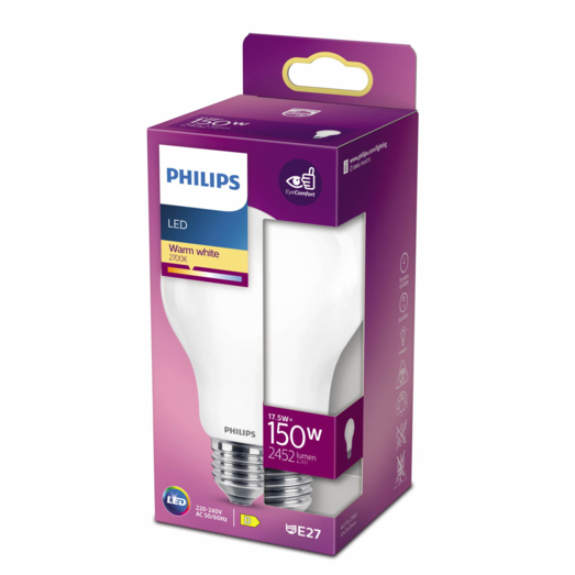 Philips Standard LED pære  E27 150W 1 pack