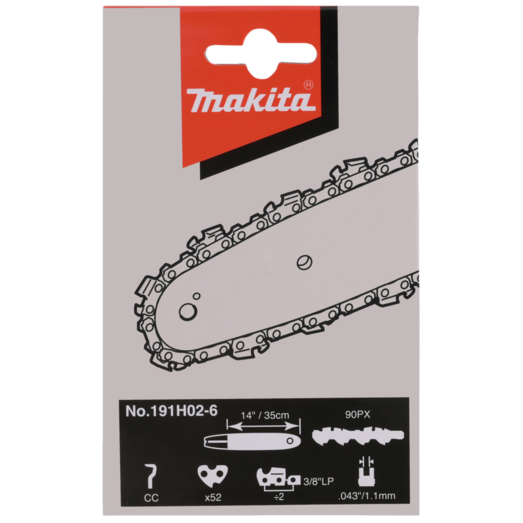 Makita 191H02-6 kædesavskæde 3/8" 52 led 1,1 mm