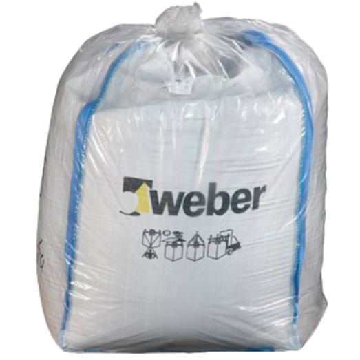 Weber 6,6% bakkemørtel 0-4 mm, 250 L