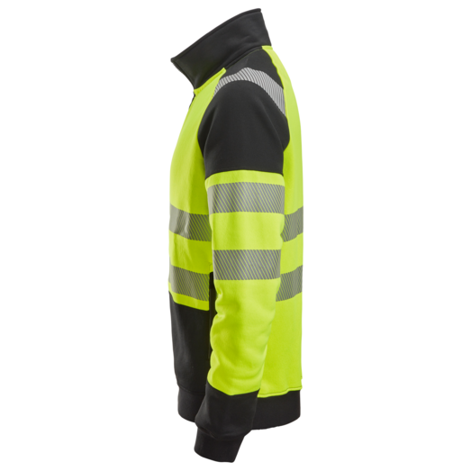 Snickers 2835 hi-vis sweatjakke med lynlås