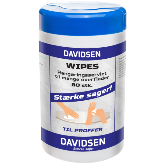 Davidsen wipes/vådserviet 80 stk