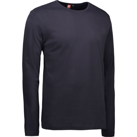 ID Interlock herre langærmet t-shirt navy