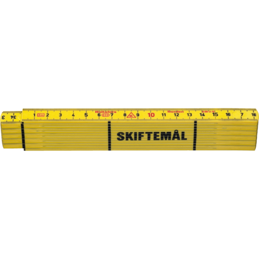 Hultafors G59-2 SM meterstok gul 2 meter 12 led