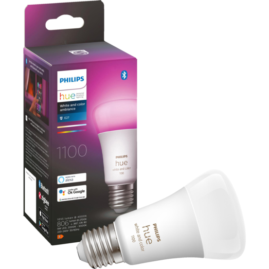 Philips Hue White and color ambiance pære E27 LED