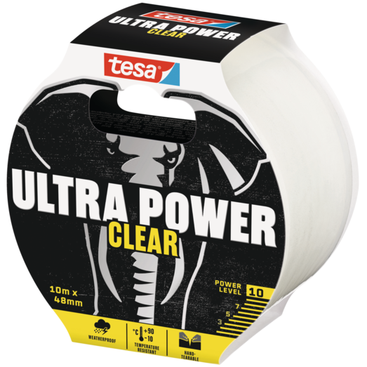 Tesa Ultra Power Clear reparationstape 48 mm transparent