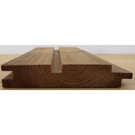 Lunawood ThermoWood TGUU beklædning børstet 21x117 mm fyr