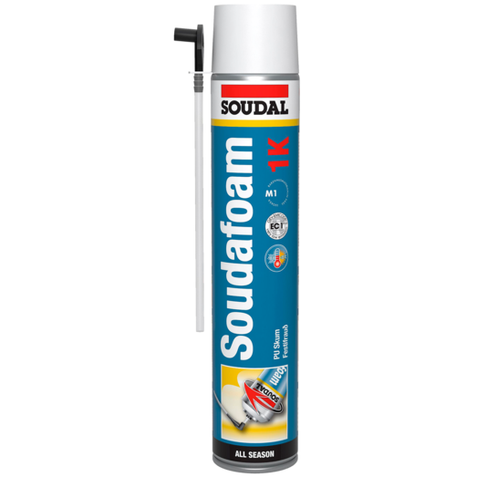 Soudal 1K Soudafoam helårsskum håndholdt 750 ml