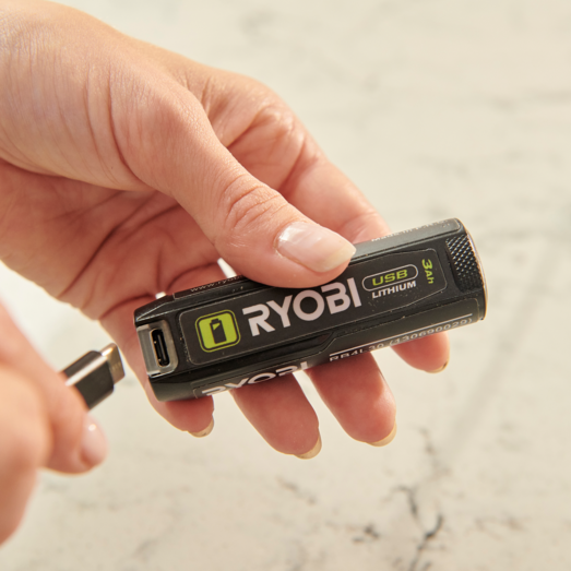 Ryobi 4V 3,0 Ah USB lithium batteri