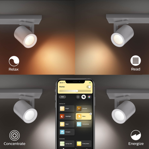 Philips Hue Argenta dobbelt spot GU10 LED