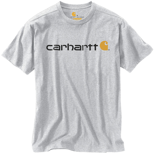 Carhartt core logo t-shirt grå