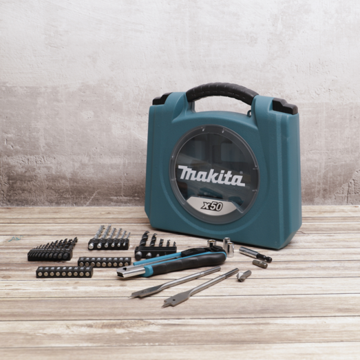 Makita D-42014 bor- og bitssæt 50 dele