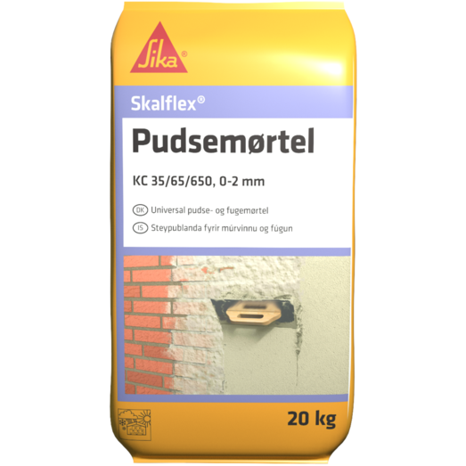 Skalflex pudsemørtel 35/65/650 - 20 kg