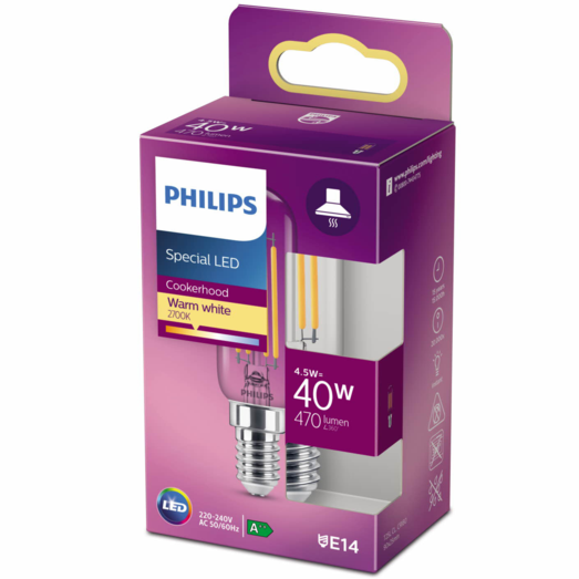 Philips Parfume LED pære E14 40W 1 pack