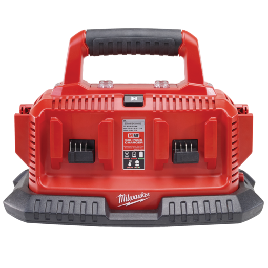 Milwaukee M1418 C6 multioplader til 6 batterier