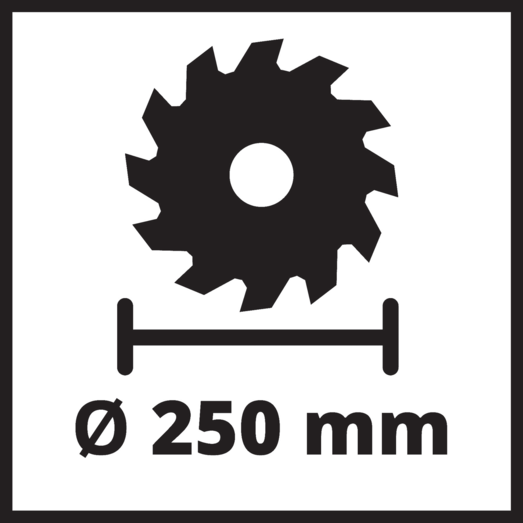 Einhell TC-TS 2025/2 U bordrundsav, Ø250 mm - 1800W