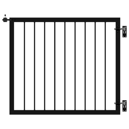 Plus Basic enkeltlåge 100x85 cm sort