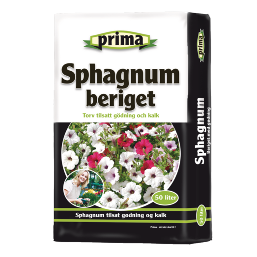 Prima sphagnum beriget 50 L