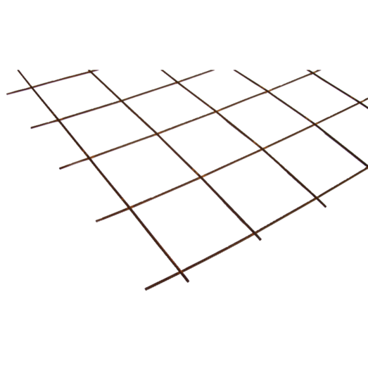 Armeringsnet/Rionet 6x1500x2500 mm maske str. 150x150 mm, galvaniseret