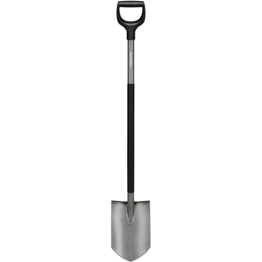 Fiskars Ergonomic spadsspade grå