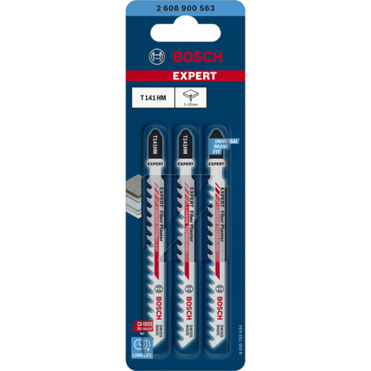 Bosch Expert T141 HM fiber plaster stiksavklinge 100 mm 3 stk