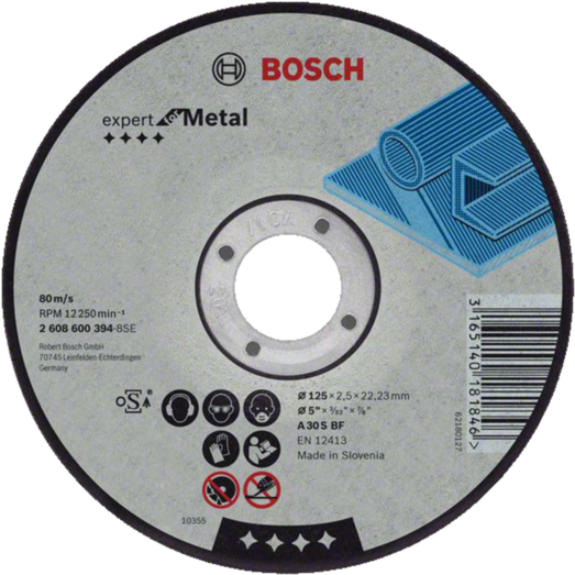 Bosch skæreskive til metal Ø125X2,5 mm