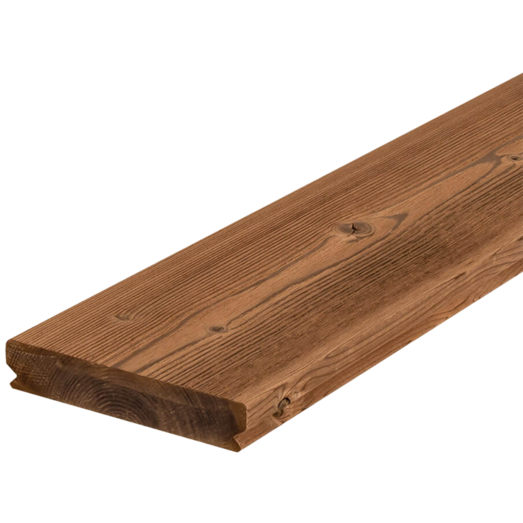 Thermowood terrassebræt glat 32x150 mm