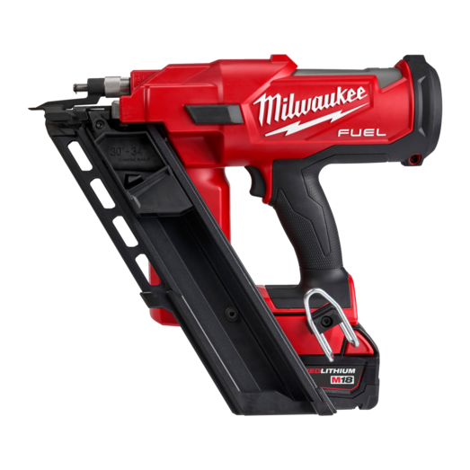 Milwaukee M18 FFN-502C Fuel™ 18V sømpistol 2x5.0 Ah batterier og lader