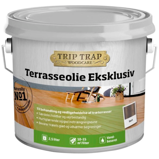 Trip Trap terrasseolie sort