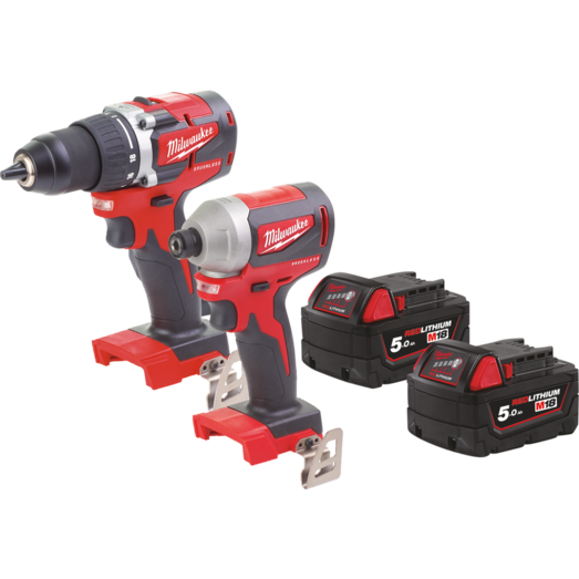 Milwaukee M18CBLDD og M18CLID bore/skruemaskine og slagboremaskine