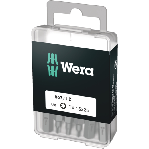 Wera DIY bitsæt 867/1Z TX15x25 10 stk