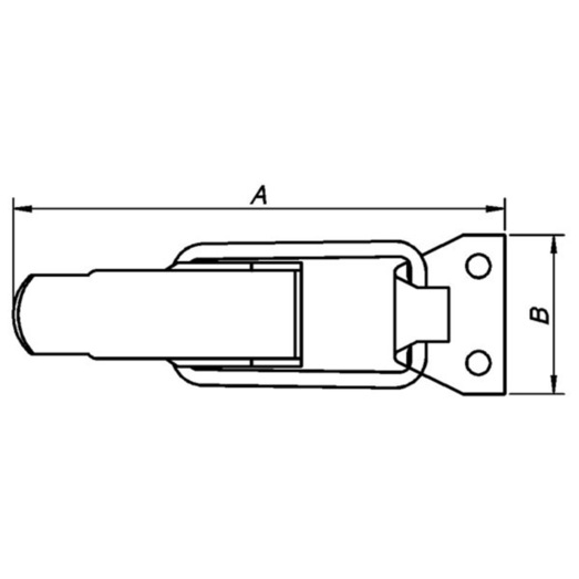 PN kasselukketøj 90 mm. elforzinket