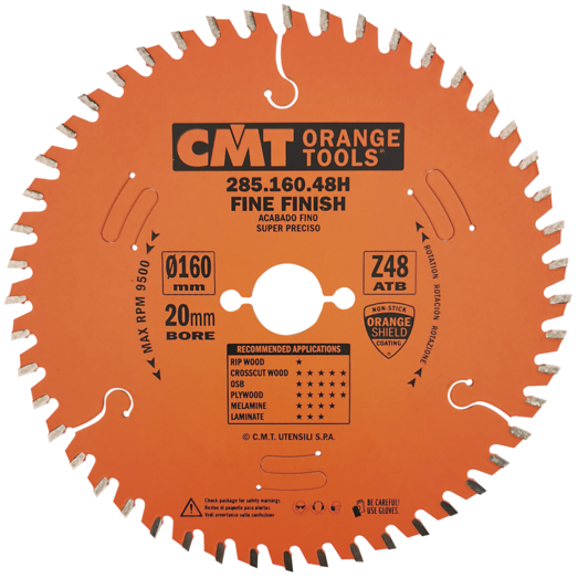 CMT dyk- og rundsavsklinge universal Ø160 mm