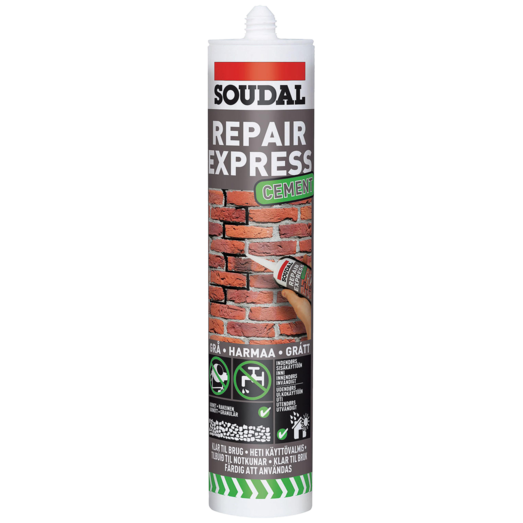 Soudal repair express cement grå 310 ML