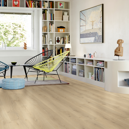 Pergo Modern Plank laminatgulv 1380x190x8 mm eg beige ekstramat