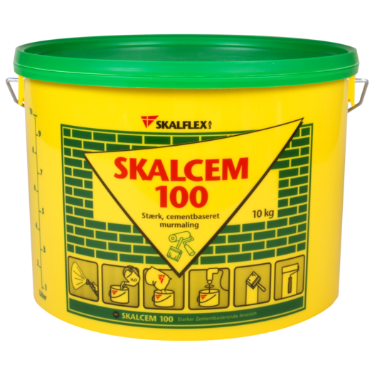 Skalcem 100 cementbaseret murmaling skagengul