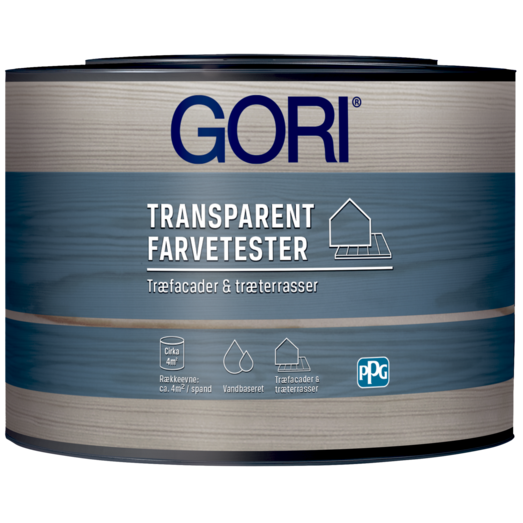 GORI udendørs transparent farveprøve 0,38 L