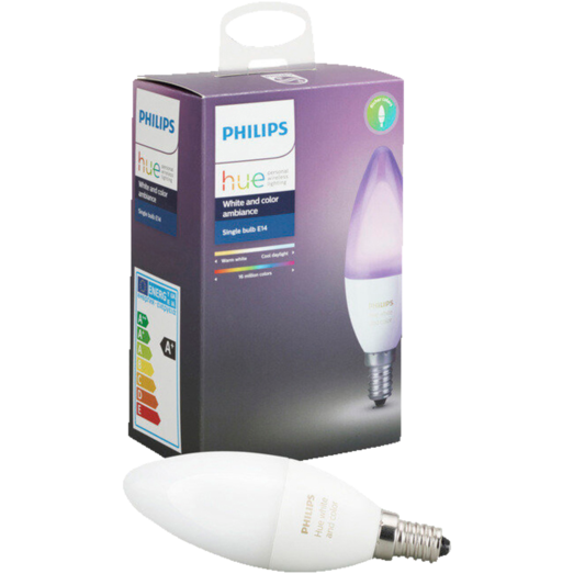 Philips Hue White and color ambiance pære E14 LED