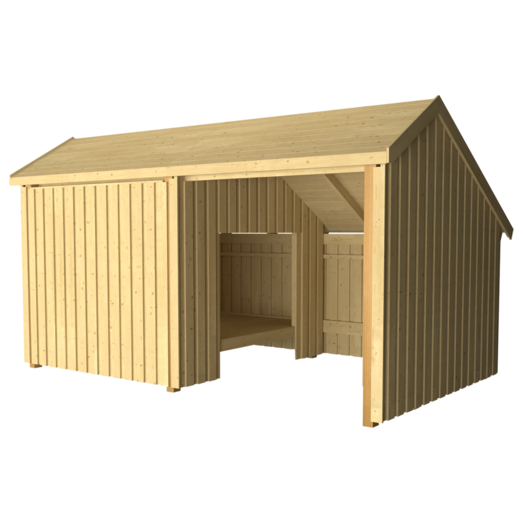 Plus Multi shelter 2 moduler med shelter og opholdsrum