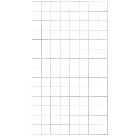 Plus stålespalier 800x1400mm Ø5mm varmgalv. 10x10 cm