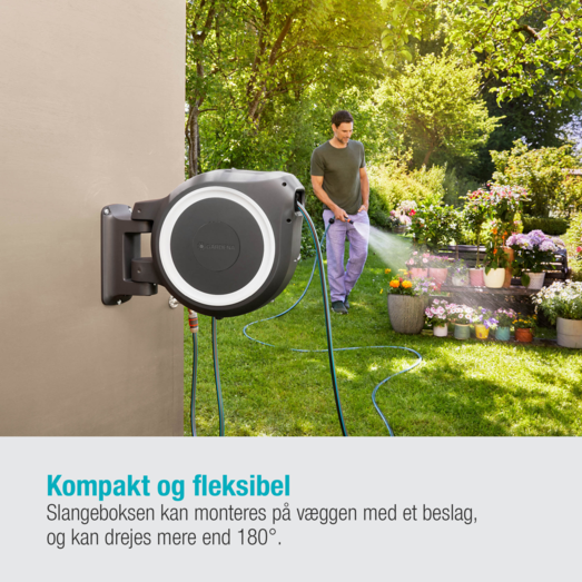 Gardena RollUp M/L 25 vægslangeboks m/25 m slange