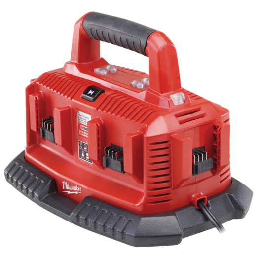 Milwaukee M1418 C6 multioplader til 6 batterier