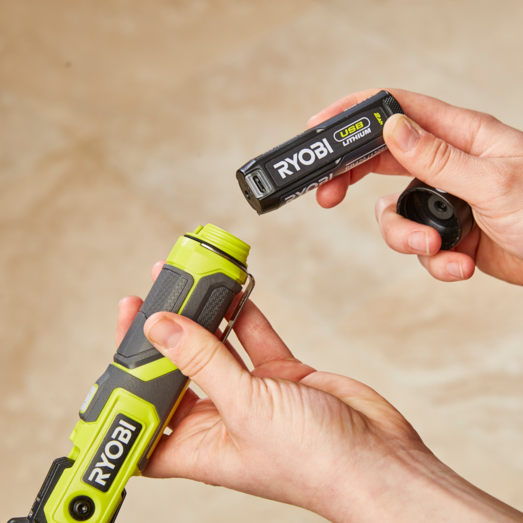 Ryobi RLP4-120G lommelygte 4V USB lithium