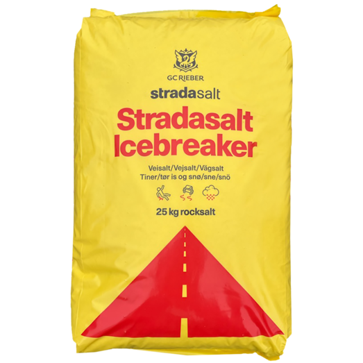 Vejsalt i pose med 25 kg.