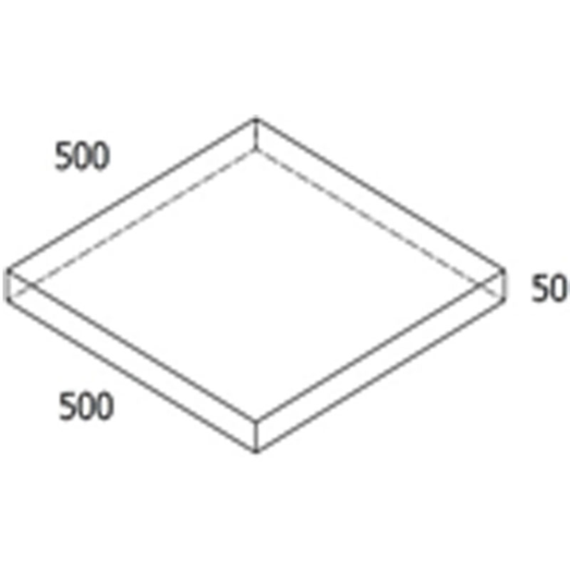 RBR Nordic-Line Koks havefliser - 50x50x5 cm